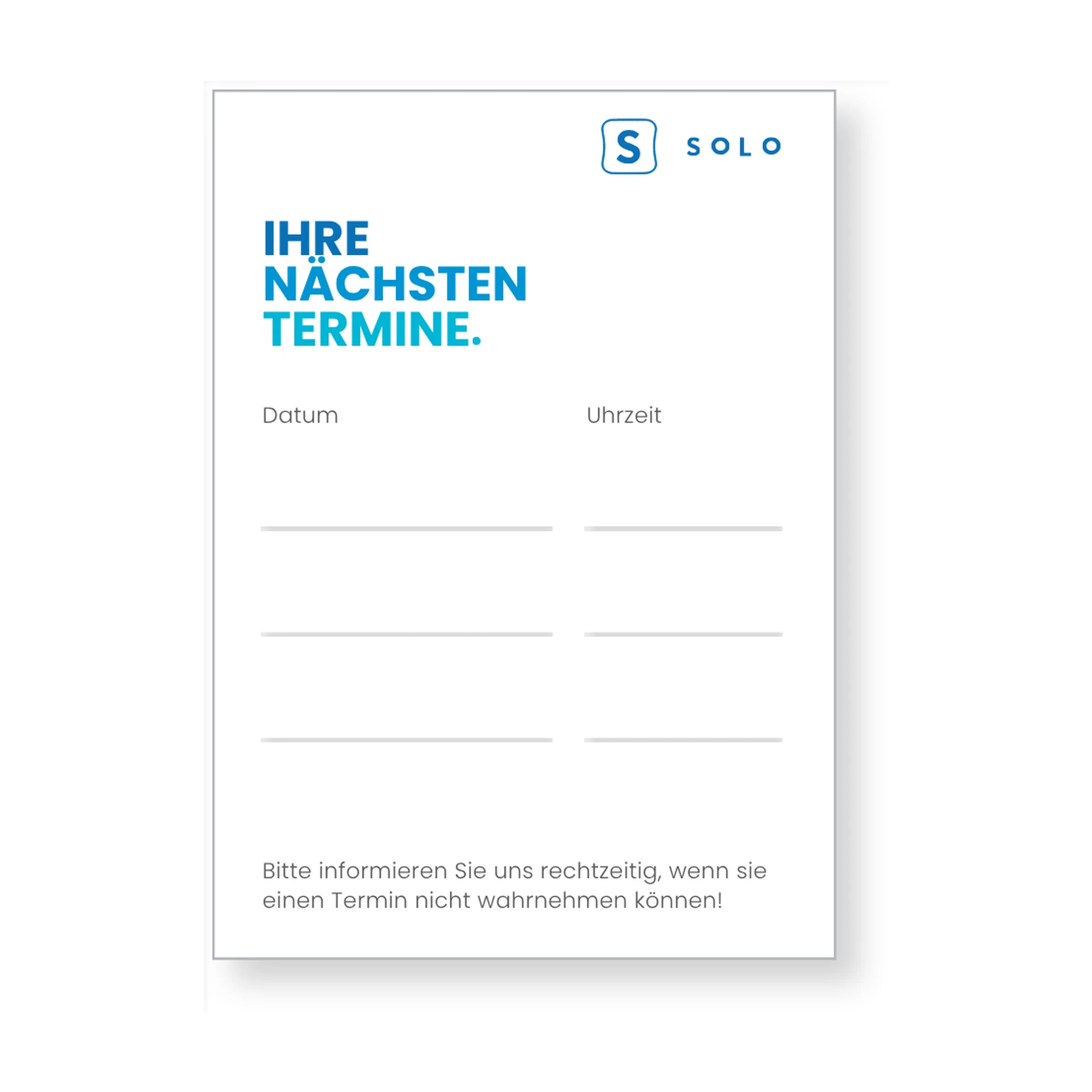 [8001] Terminzettel